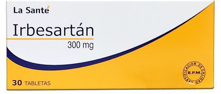IRBESARTÁN 300 MG X 30 TABLETAS (LA SANTE)