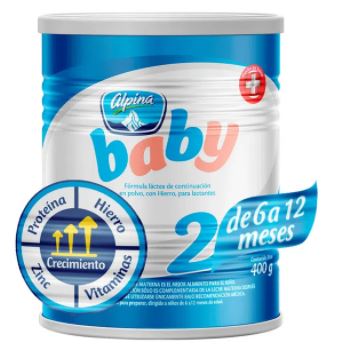 BABY ALPINA ETAPA 2 TARRO X 400 g