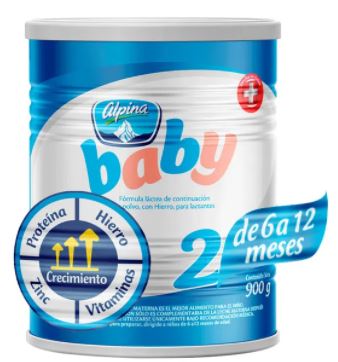 BABY ALPINA ETAPA 2  X 900 g