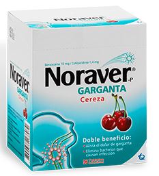 NORAVER GARGANTA CEREZA X 6 UND