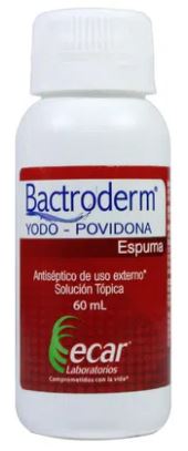 Bactroder espuma x 60ml yodo povidona