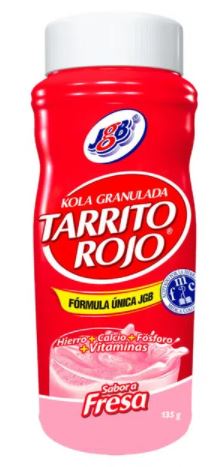 KOLA GRANULADA T ROJO FRESA  X 135 G (JGB)