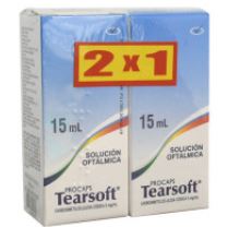 TEARSOFT SOLUCIÓN OFTALMICA 5 mg X 15ml OFERTA 2X1