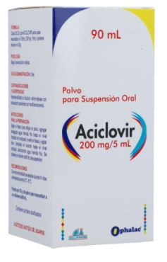 ACICLOVIR SUSP  X 90 ML