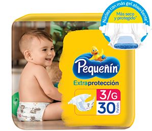 PAÑAL PEQUEÑIN EXTRA PROT ET3 X30UND