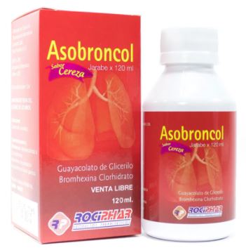 ASOBRONCOL JARABE X 120 ml SABOR CEREZA