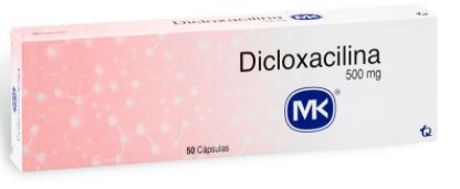 DICLOXACILINA 500mg  X 10 CÁPSULAS  (MK)