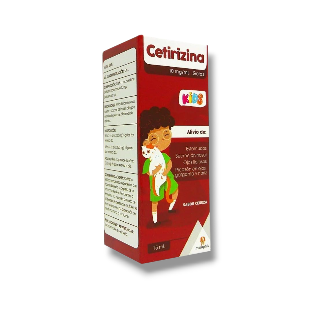 Cetirizina gotas x 15 ml memphis