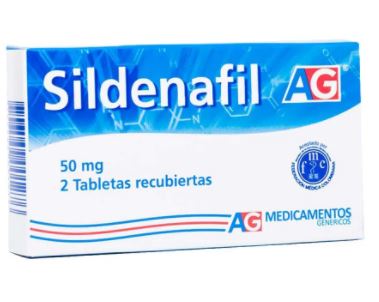 SILDENAFIL 50 mg  X 2 TABLETAS (AG)