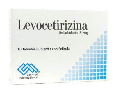 LEVOCETIRIZINA 5 mg X 10 TABLETAS