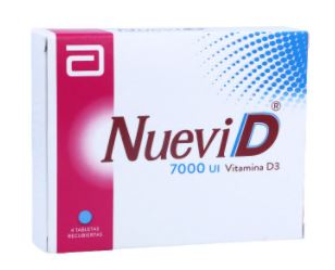 NUEVI D 7000 UI X 4 TABLETAS