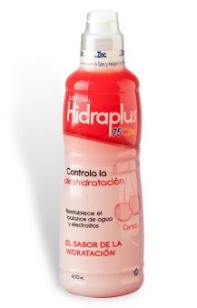 HIDRAPLUS 75 MEQ ZINC X 400 ml SABOR CEREZA