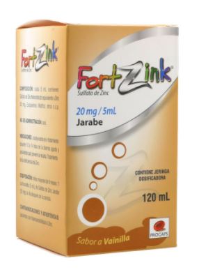 FORT ZINK JARABE X 120 ml
