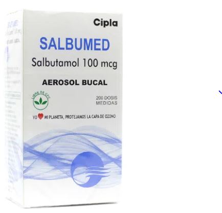 SALBUTAMOL 100 mcg  INH X 200 DOSIS ( SALBUMED)