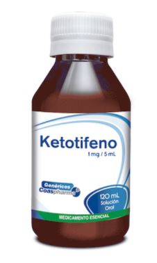 KETOTIFENO 1 mg JARABE X 120 ml (COASPHARMA)