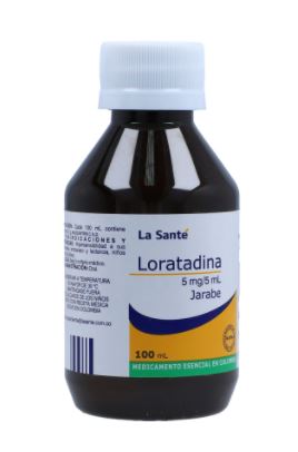 LORATADINA 5 mg JARABE X 100 ml (LA SANTÉ)