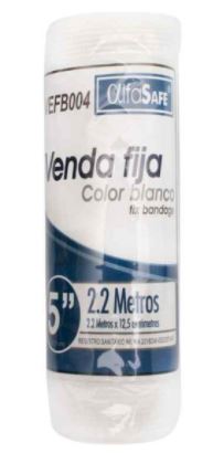 VENDA FIJA COLOR BLANCO 5X2 mts (ALFASAFE)