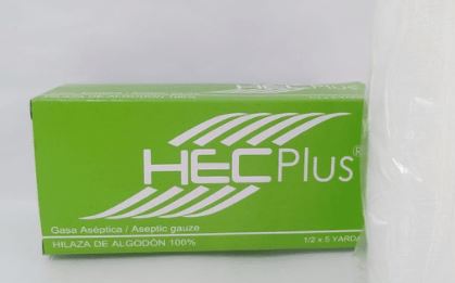 GASA ASÉPTICA 1 X 5 YARDAS (HECPLUS)