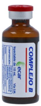 COMPLEJO B AMPOLLA X 10 ml ECAR