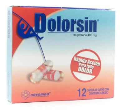 DOLORSIN SOBRE X 4 CÁPSULAS