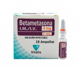 BETAMETASONA 4 mg AMPOLLA X 1 ml (VITALIS)