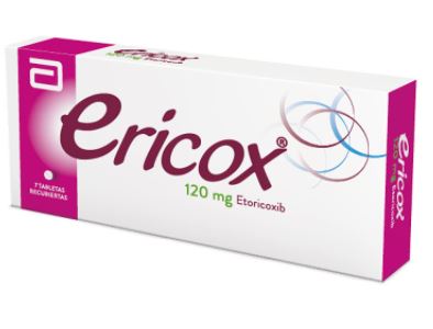 ERICOX 120 mg  X 7 TABLETAS