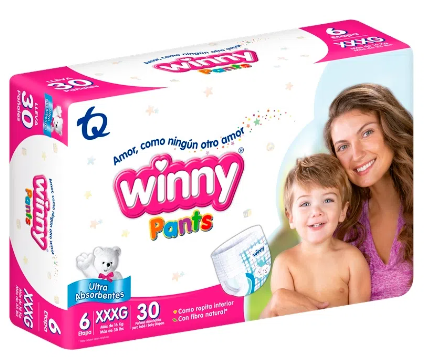 PAÑAL WINNY PANTS ETAPA 6 X 30 UNIDADES