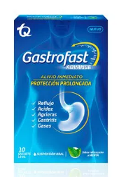 Gastrofast advance caja x 12 sachetsx 10 ml sabor a menta