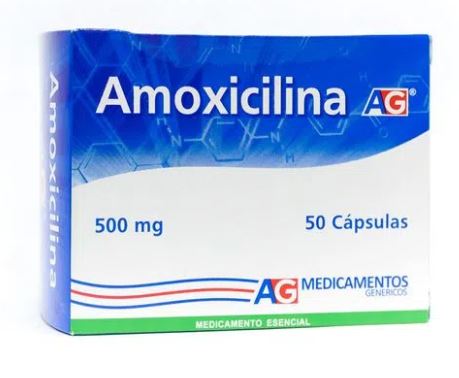 AMOXICILINA 500mg X10 CÁPSULAS (AG)