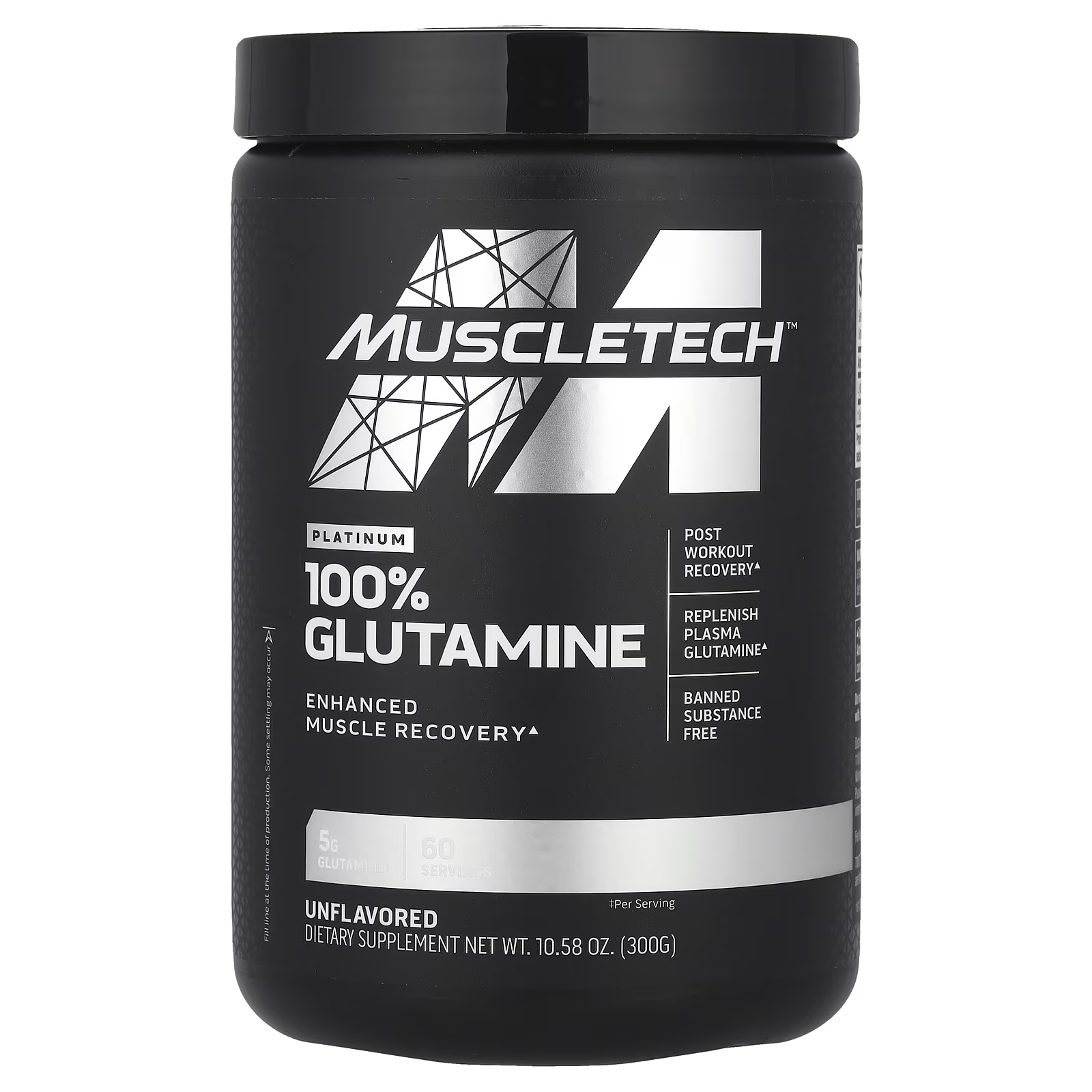 PLATINUM GLUTAMINE 300 GRAMOS – MUSCLETECH