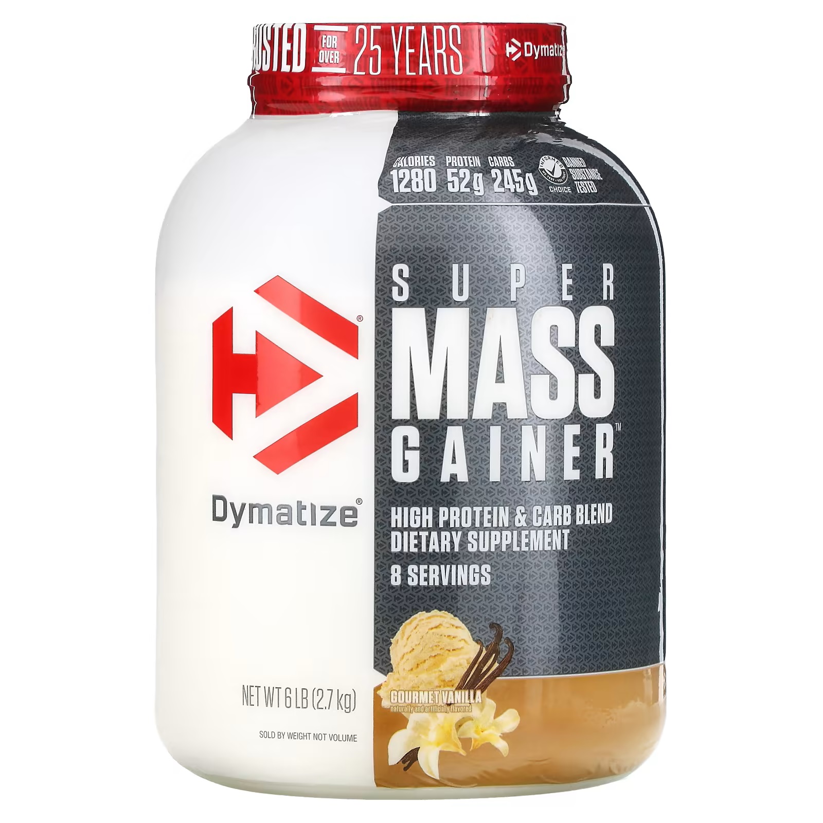 SUPER MASS GAINER 6 LIBRAS VAINILLA – DYMATIZE