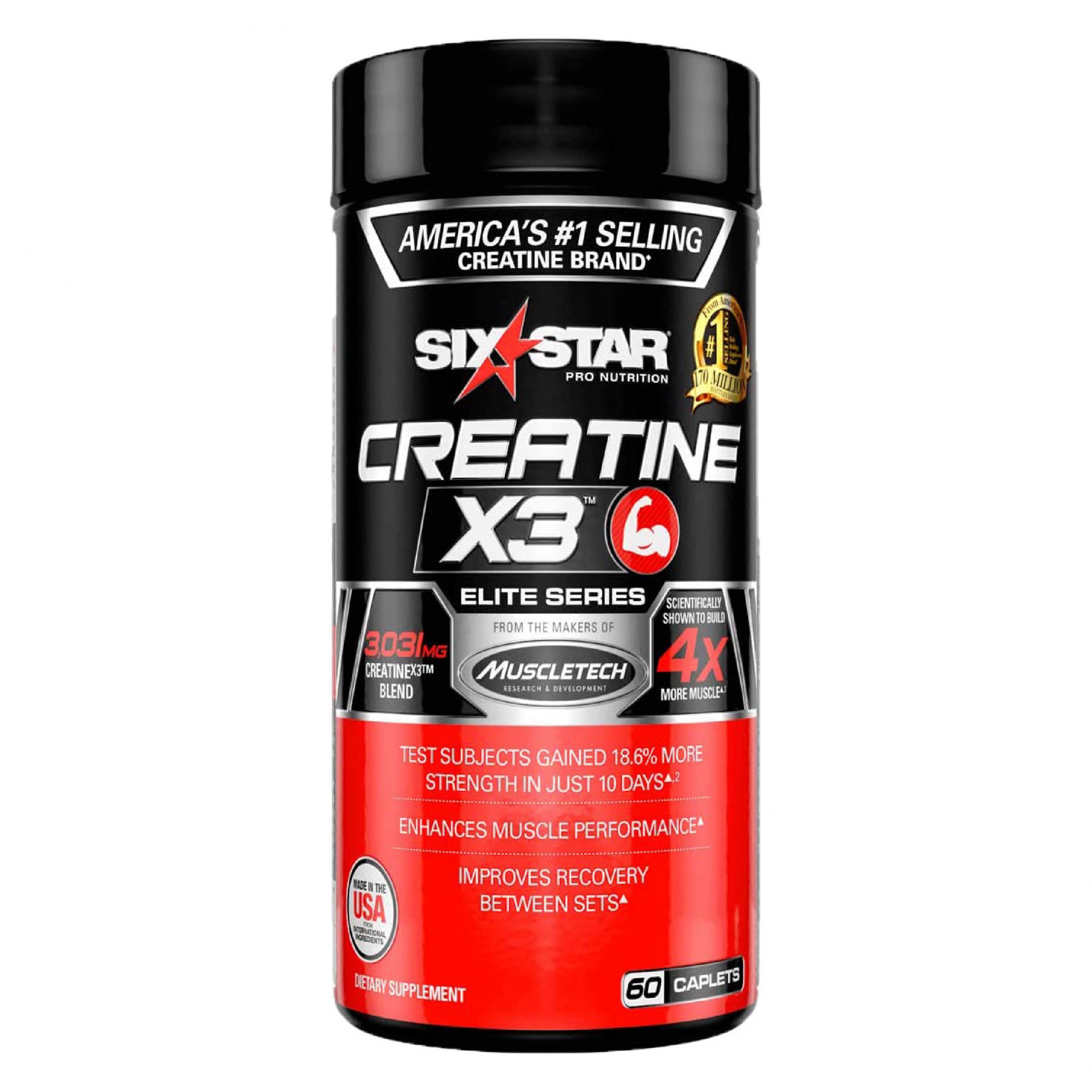 CREATINE X3 60 CAPSULAS – SIX STAR