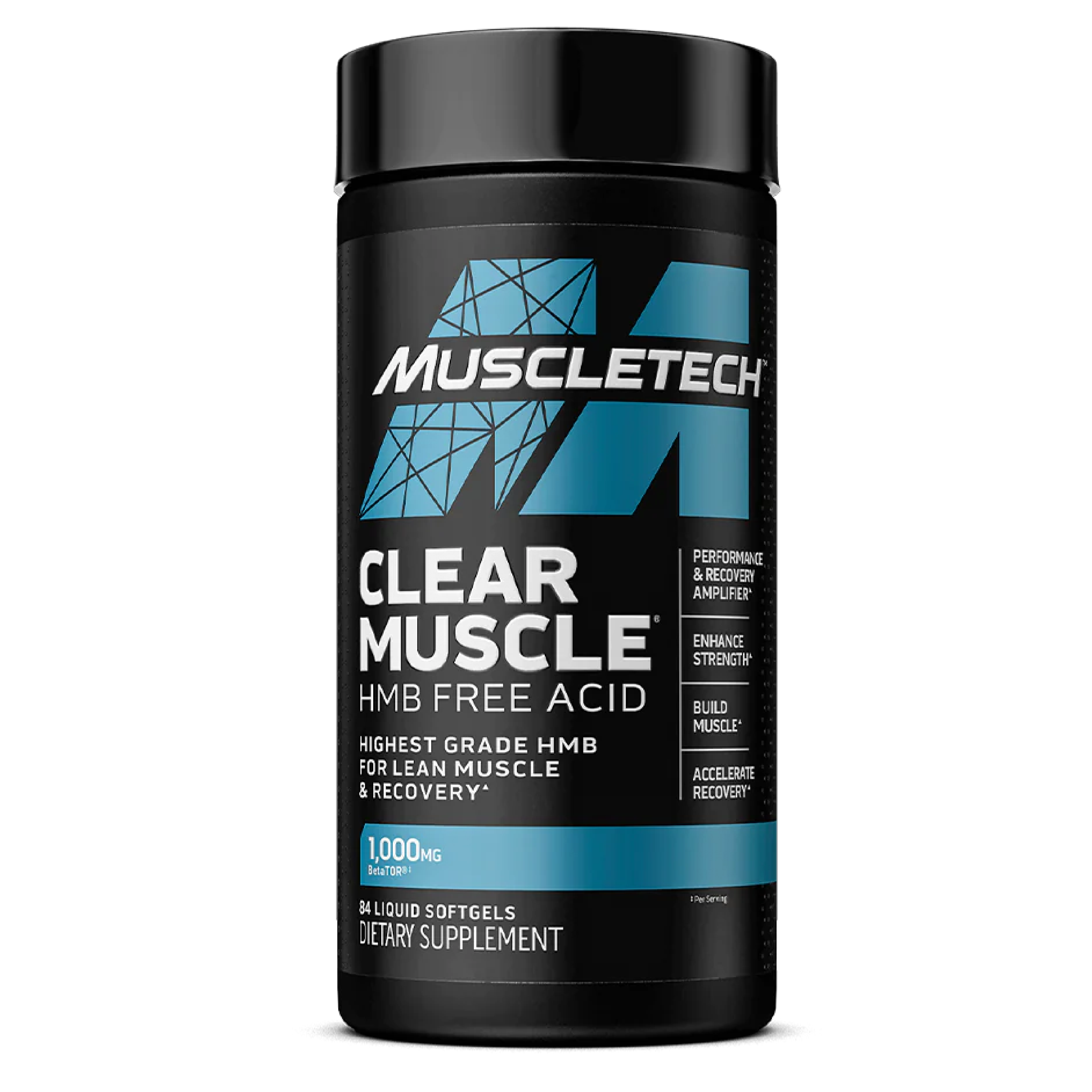 CLEAR MUSCLE HMB FREE ACID 84 SOFTGELS - MUSCLETECH