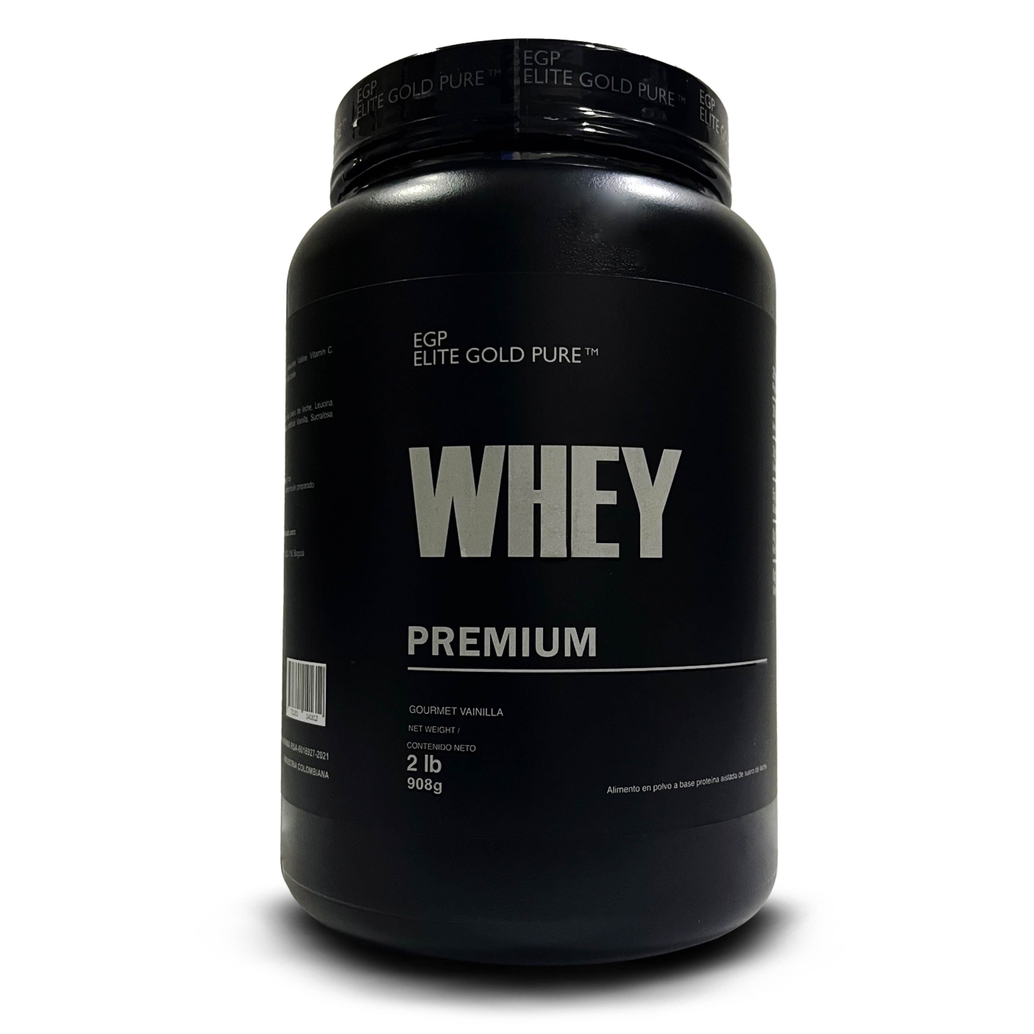 WHEY PREMIUM 2 LIBRAS VAINILLA GOURMET – EGP ELITE GOLD PURE