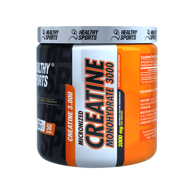 CREATINE 3000 X 150 GRAMOS (50 SERVING)  – HEALTHY SPORTS