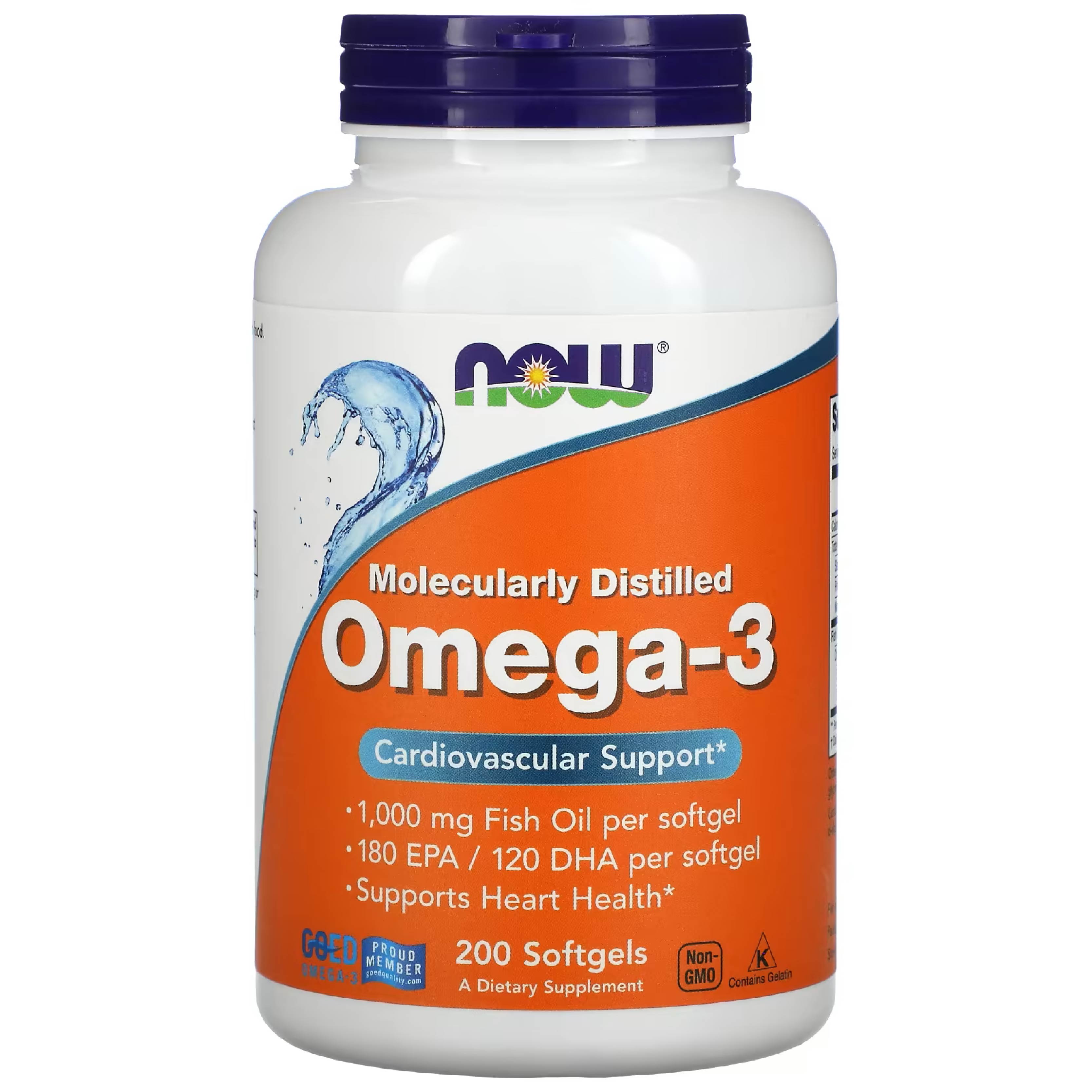 OMEGA 3 200 CAPSULAS – NOW