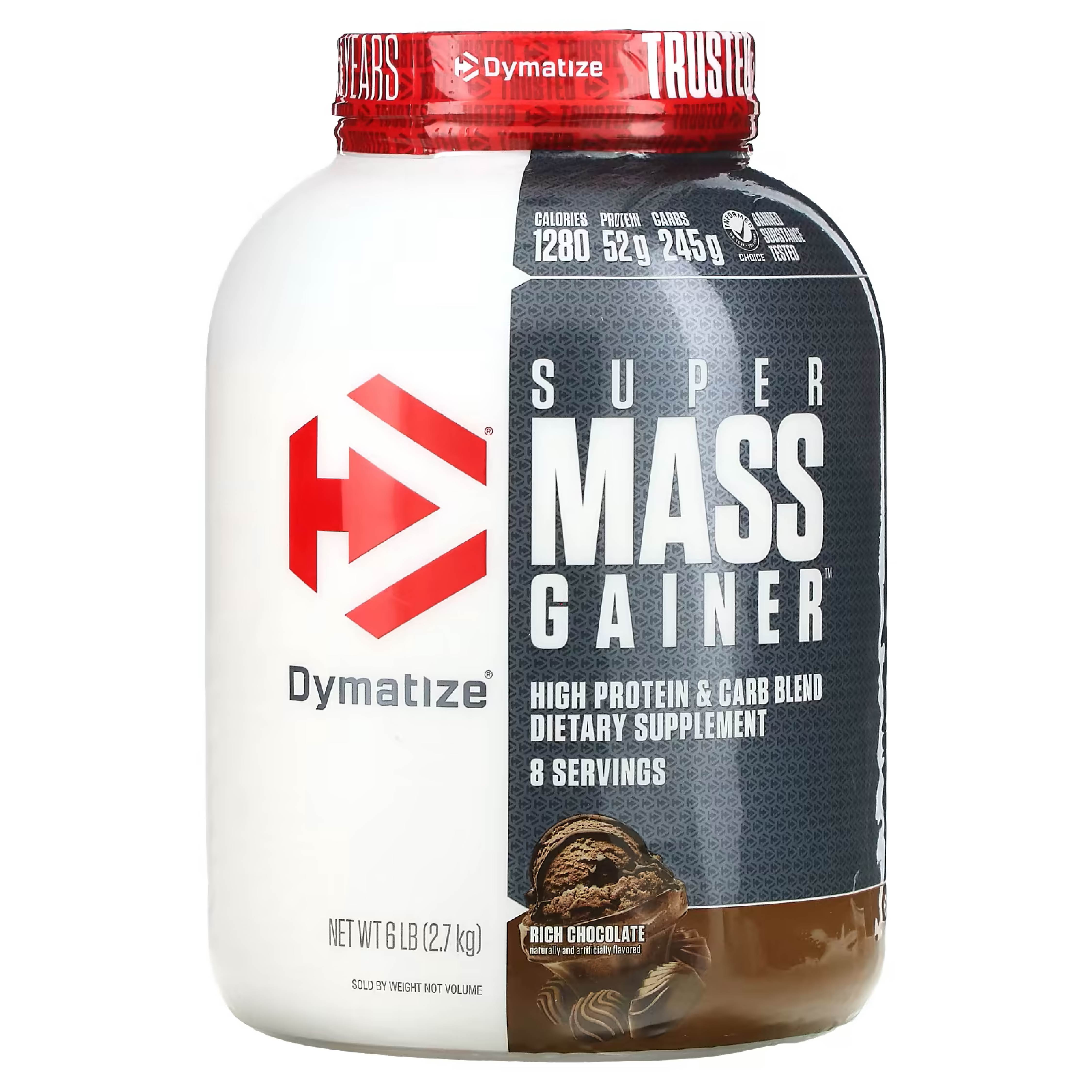 SUPER MASS GAINER 6 LIBRAS CHOCOLATE – DYMATIZE