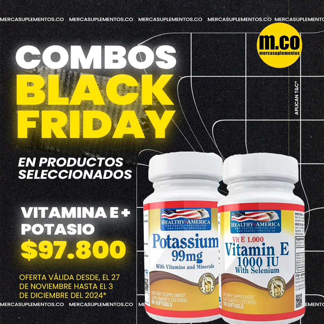 VITAMINA E + POTASIO HEALTHY COMBO BLACK FRIDAY