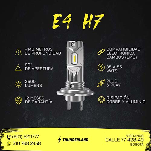 BOMBILLO E4 H7