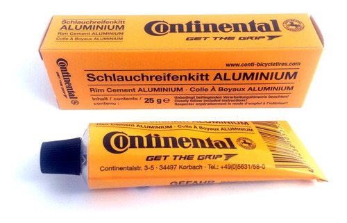 PEGAMENTO TUBULAR CONTINENTAL ALUMINIO 25g