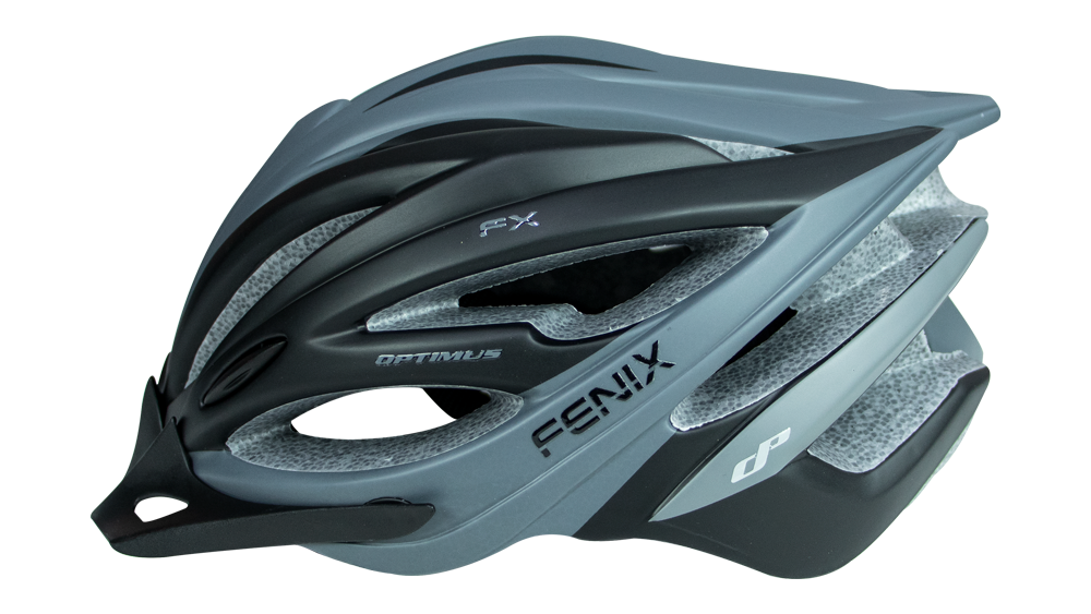 CASCO IN MOLD OPTIMUS FENIX TALLA M COLOR MATE NEGRO/GRIS