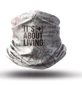 BALACLAVA/BANDANA CICLISMO BLANCO/ROSADO MORELIFE