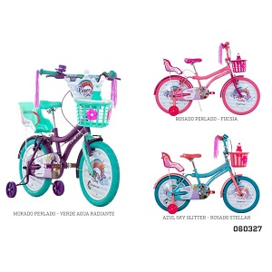 BICICLETA INFANTIL NIÑA 16 PRINCESS STORY GW