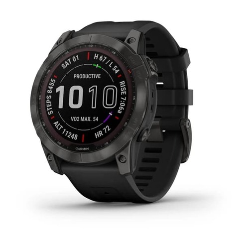 RELOJ GARMIN FENIX 7X SAPPHIRE SOLAR CARBON GRAY