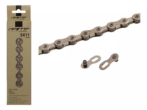 CADENA 11 VEL 1/2X11/128 118L SX11 SILVER GW