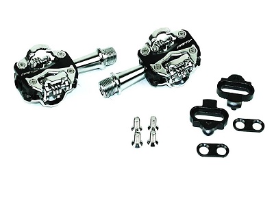 PEDALES MTB XC ZP-108S ALUMINIO NEGRO GW