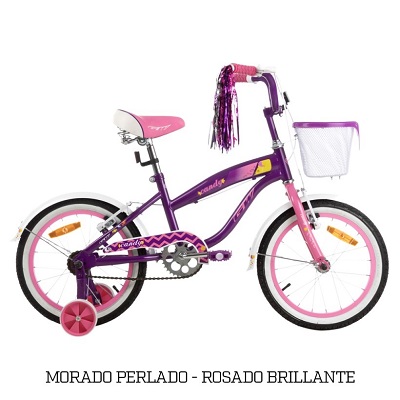 BICICLETA INFANTIL NIÑA 16 CANDY GW