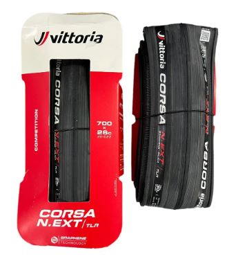LLANTA RUTA 700X28 120TPI CORSA NEXT TLR negra