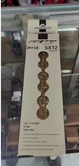 CADENA 12 VEL 1/2X11/128 126L SX12 DORADA