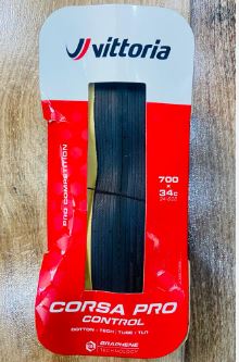 LLANTA RUTA 700X28 CORSA PRO CONTROL negra